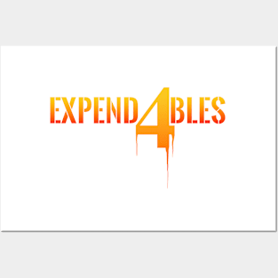 Expend4bles expandables 4 and sylvester stallone themed graphic design by ironpalette. Posters and Art